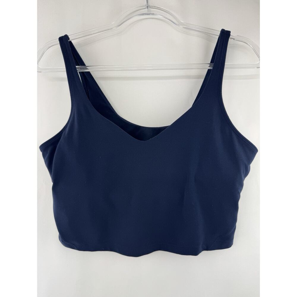 Lululemon Align Tank Top Sz 12 Blue Nulu Workout